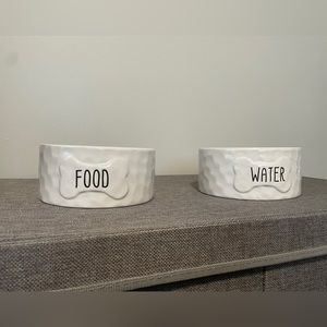 NWT Dog food and water bowl set from Woof Products
